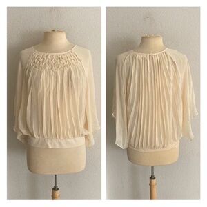 Meadow Rue sheer blouse
